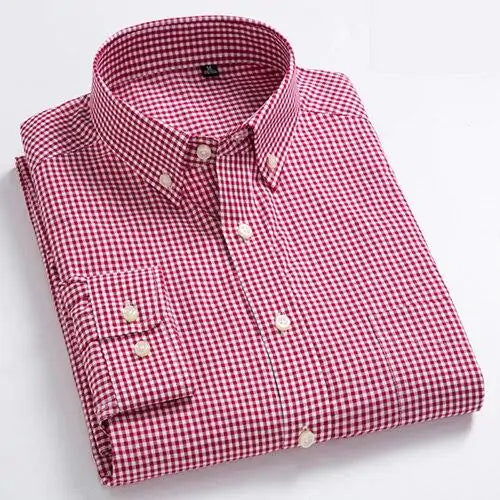 Plaid Casual Versatile Polo Shirt