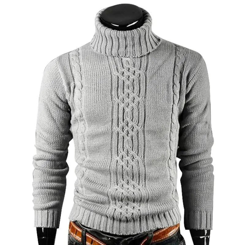 Men's High Neck Sweater!