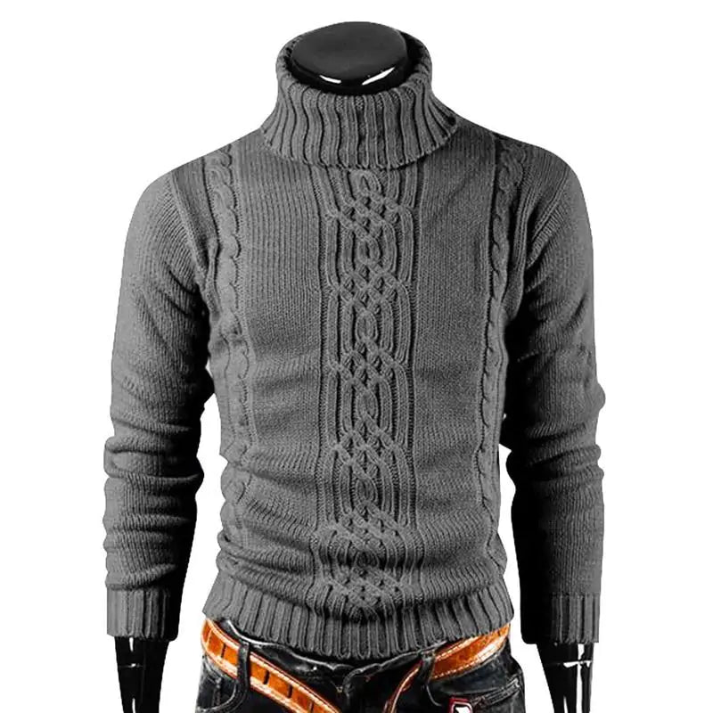 Men's High Neck Sweater!