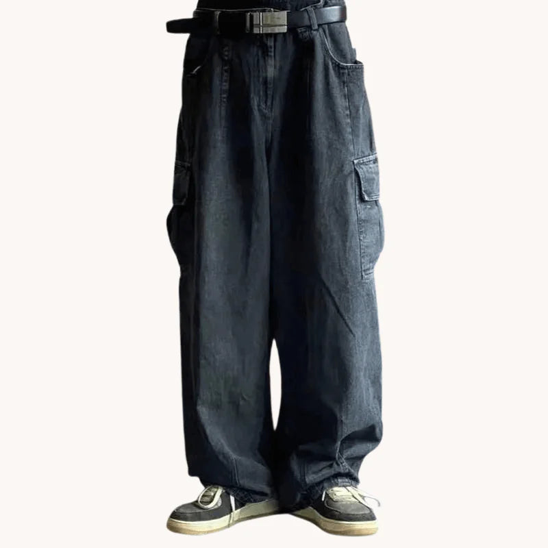 Baggy Cargo Pocket Jeans