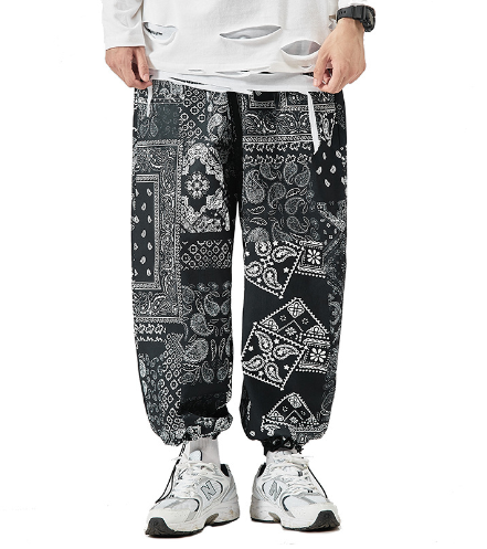 Printed Loose Pants