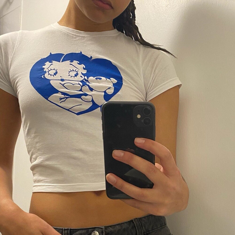 Cartoon  Crop Tops