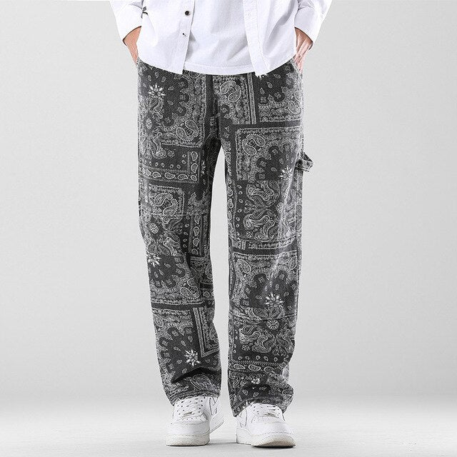 Printed Loose Pants