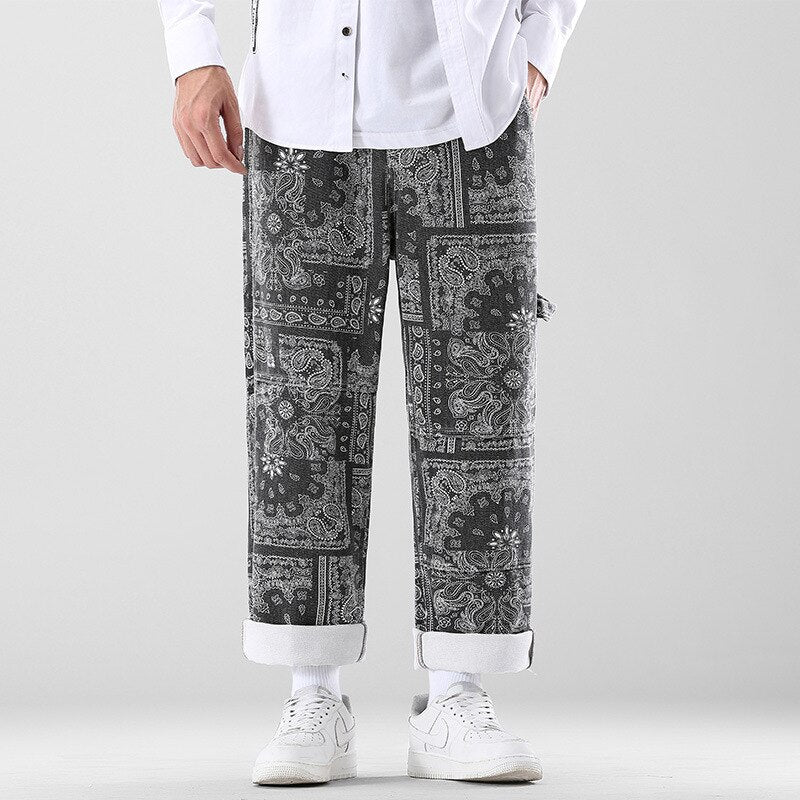 Printed Loose Pants