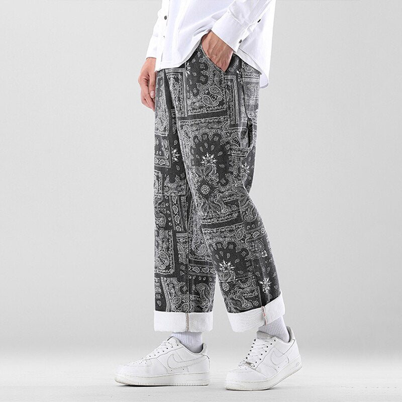 Printed Loose Pants