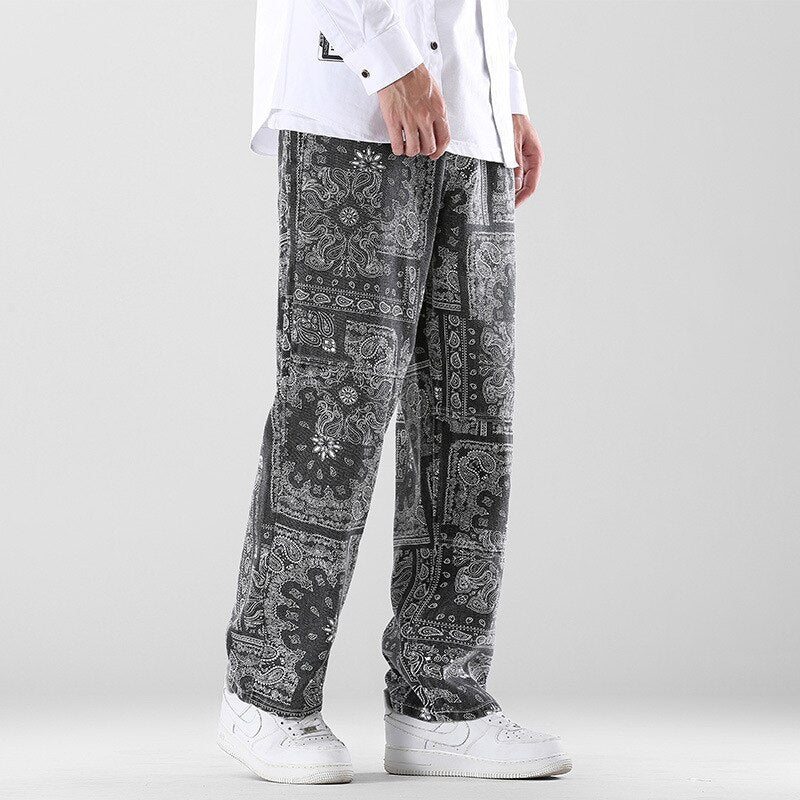 Printed Loose Pants